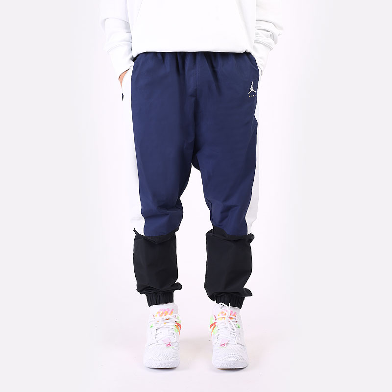 мужские синие брюки Jordan Jumpman Woven Trousers DA7237-410 - цена, описание, фото 3